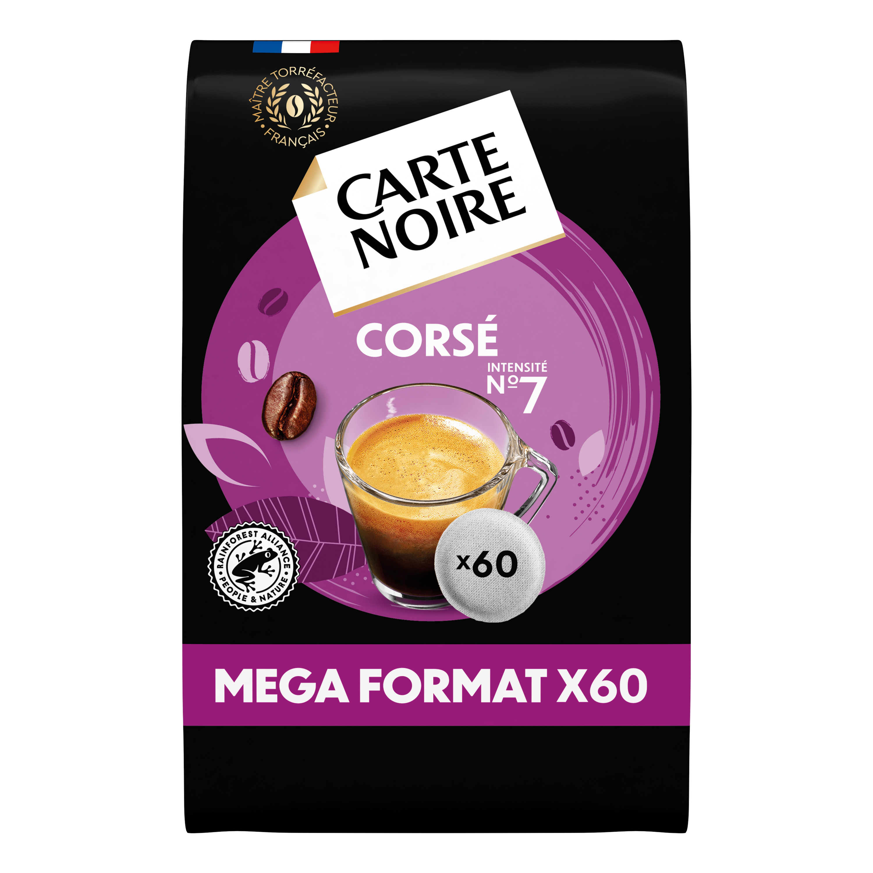 Café dosettes Compatibles Senseo Classique n°5 CARTE NOIRE : la