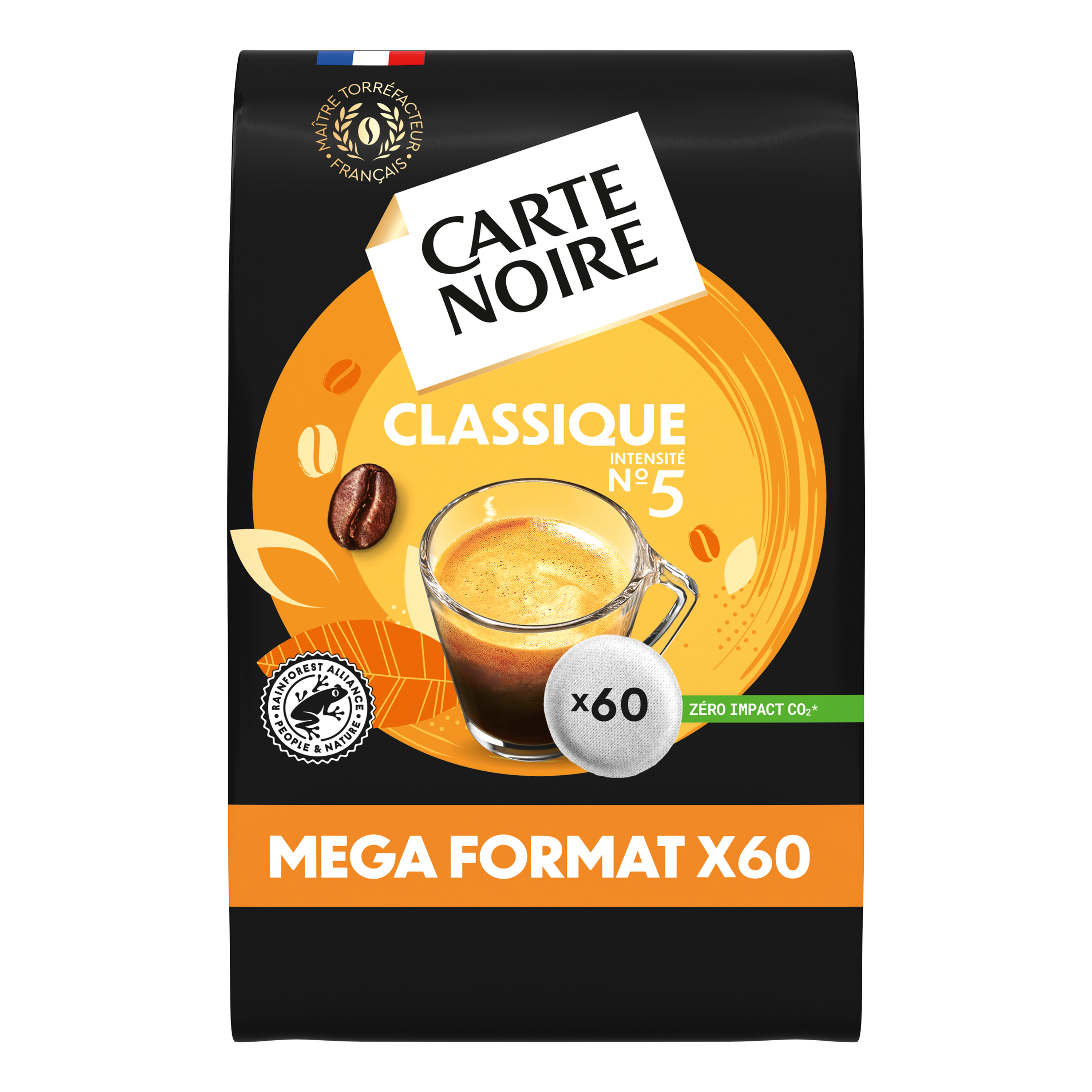 60 Dosettes souples n°5 Classic - Carte Noire
