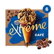 EXTREME Cône glacé au café 6 pièces 426g