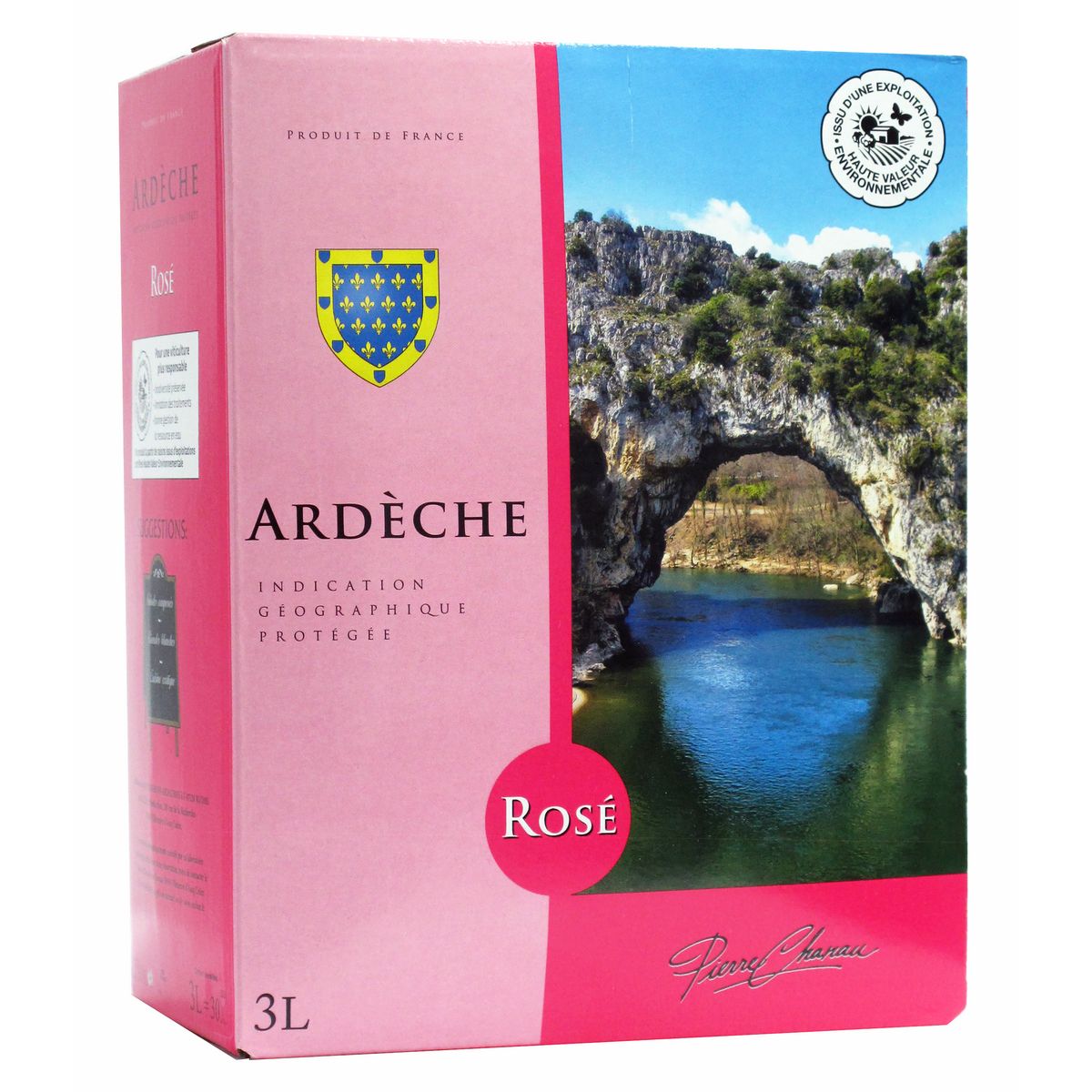 PIERRE CHANAU IGP Ardèche bib rosé Grand Format 3L