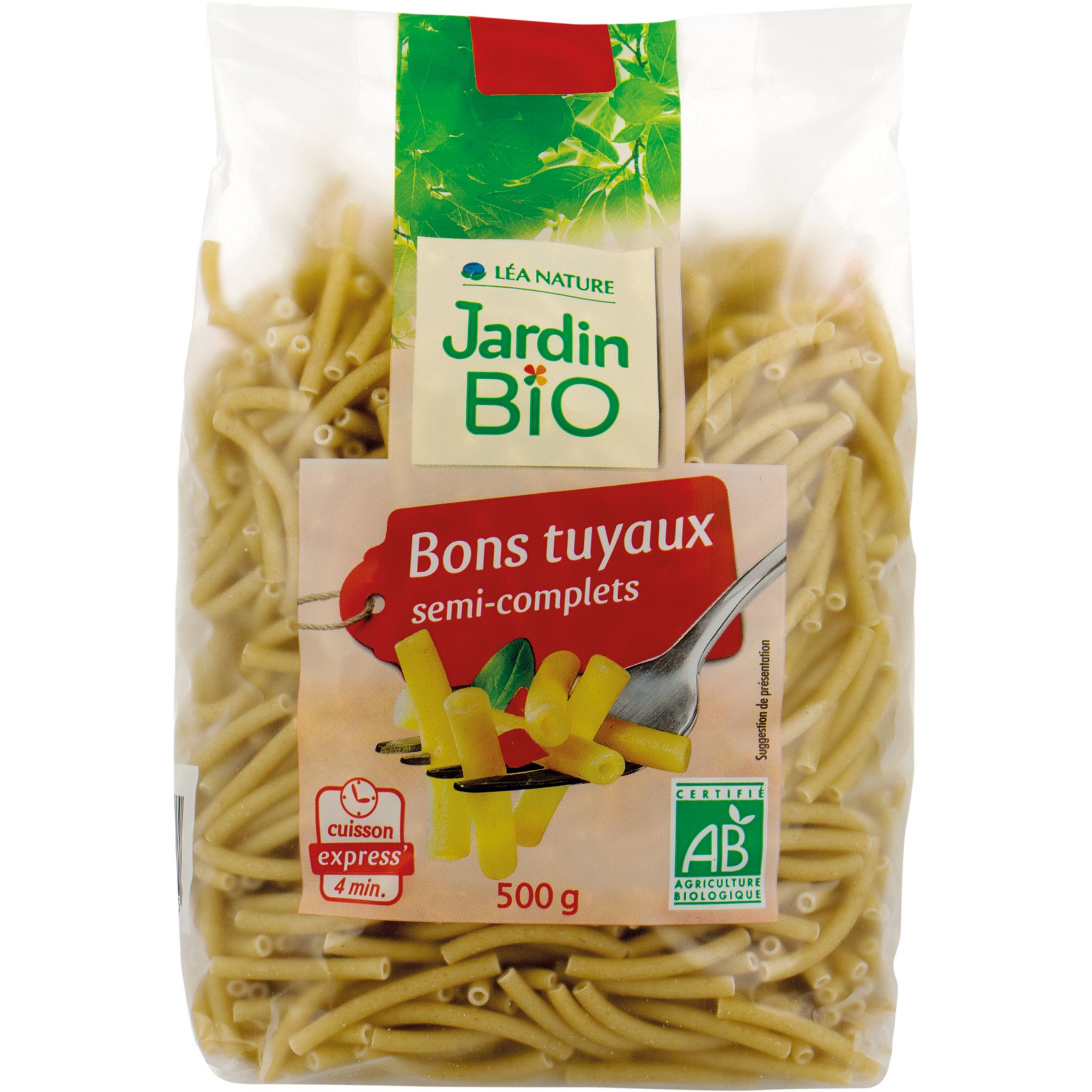 Pâtes Bio semi complètes Pât' à tract 500 g