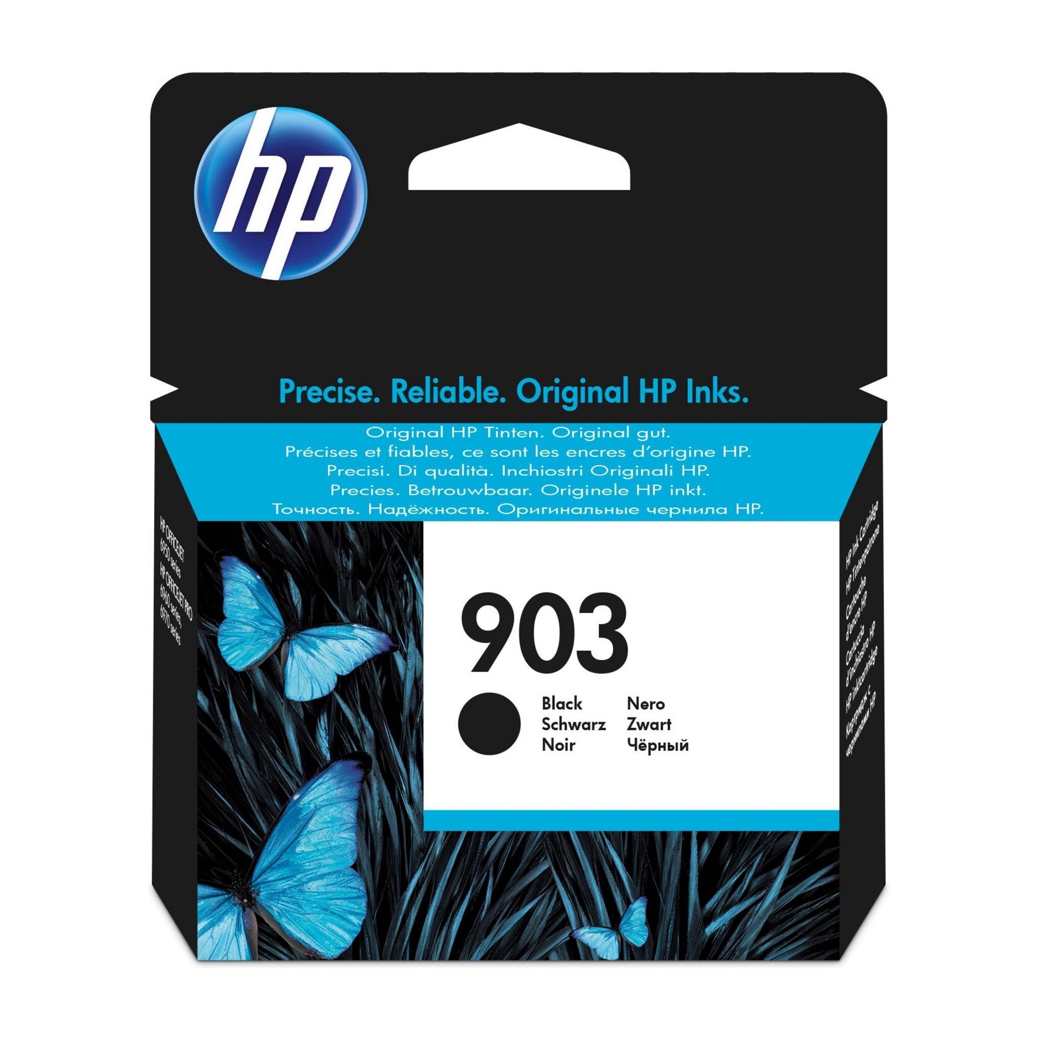 Pack de 4 Cartouches d'encre HP 903 pour Officejet 6950 / 6951, HP  Officejet Pro 6960 / 6970 / 6974 Noir et 3 couleurs - Cartouche d'encre