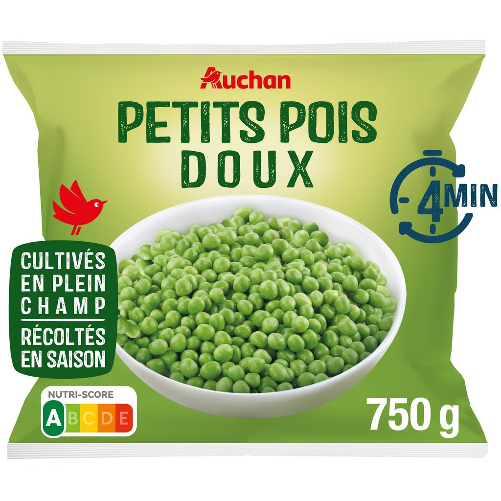 AUCHAN Brocolis déjà cuit 3-4 portions 750g pas cher 