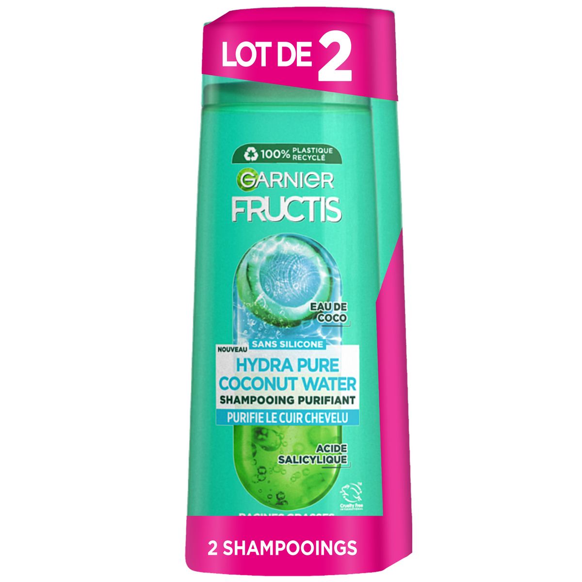 FRUCTIS Hydra pure Shampooing fortifiant à l