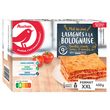 AUCHAN Lasagnes à la bolognaise XXL 1 portion 450g