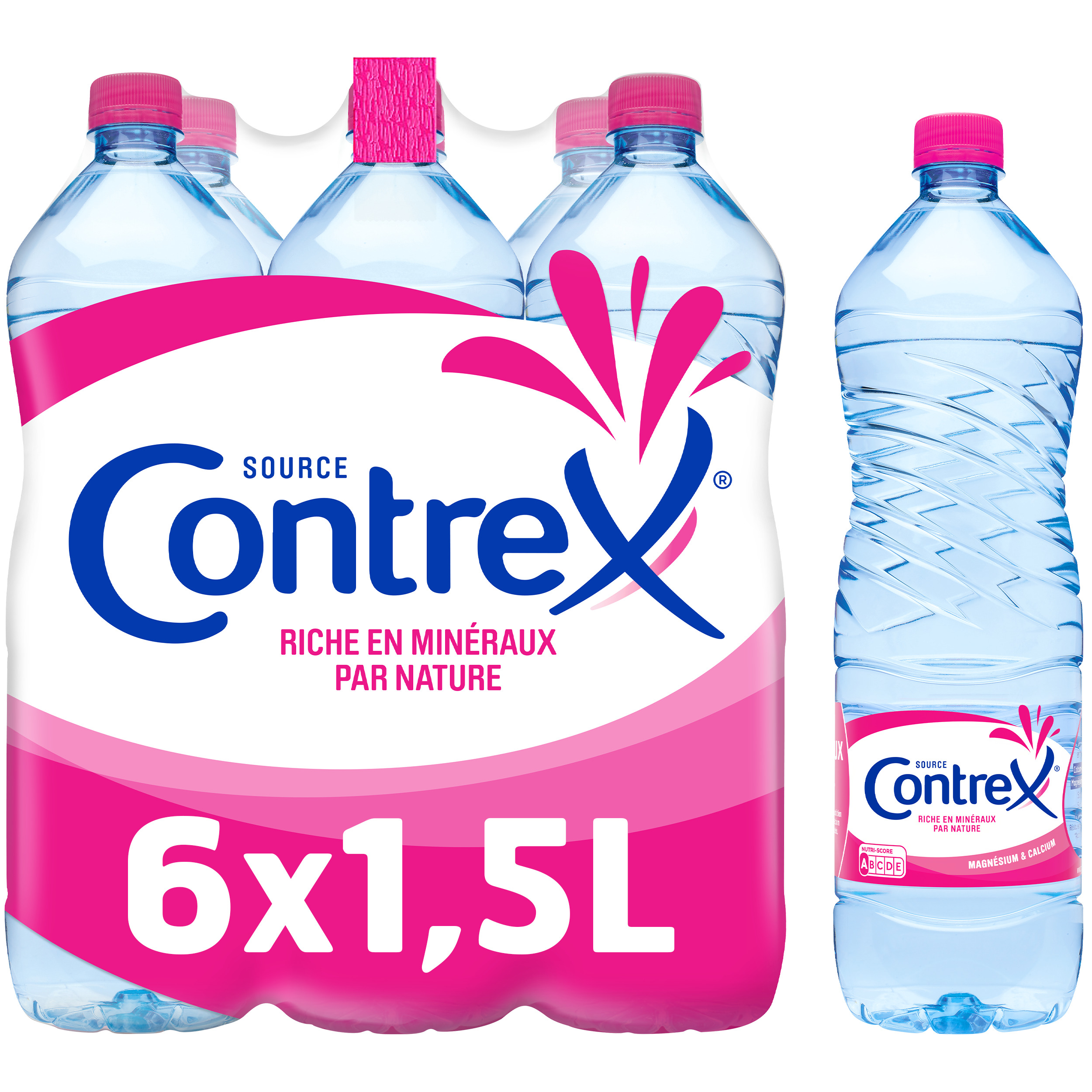 Bouteille d'eau minérale Contrex - 1 L pas cher