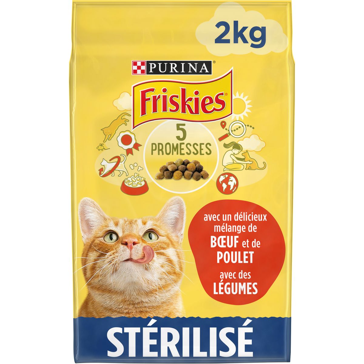 FRISKIES Junior croquettes pour chaton 2kg