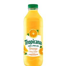 TROPICANA Jus pure premium 100% orange sans pulpe 1l