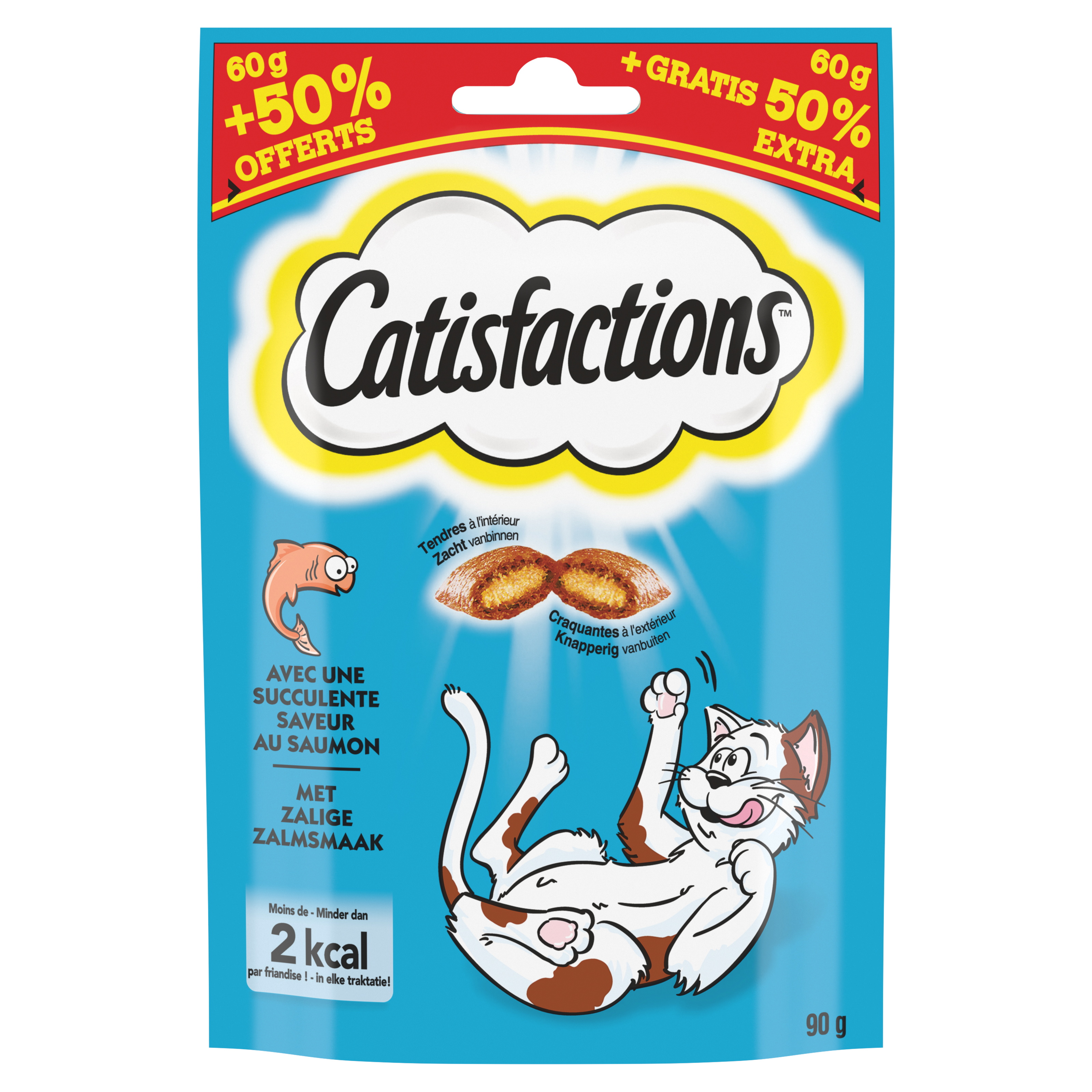 Livraison à domicile Catisfactions Friandises pour chat au canard, 60g