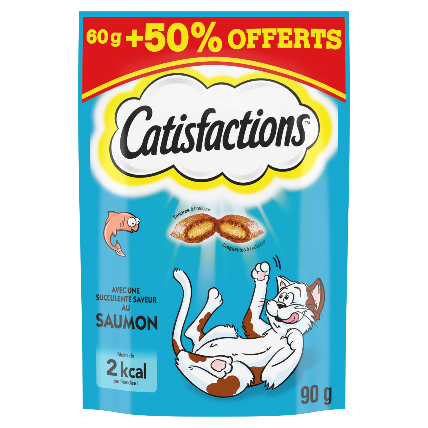 Livraison à domicile Catisfactions Friandises pour chat au canard, 60g