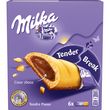 MILKA Tender break biscuits fourrés cœur de chocolat, sachets individuels 6 biscuits 156g