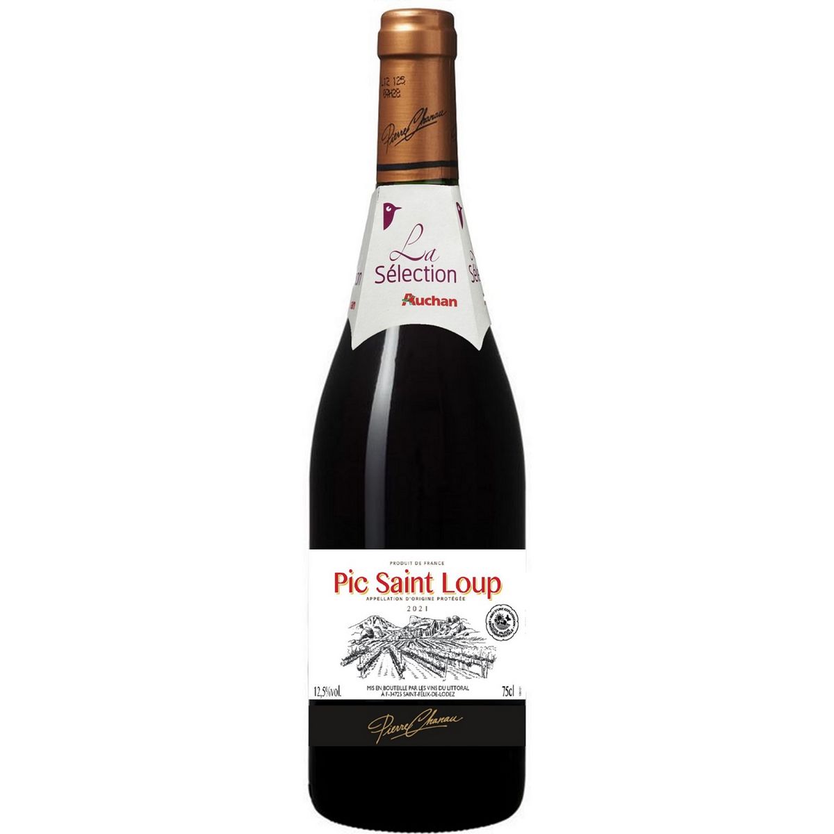 PIERRE CHANAU Vin rouge AOP Pic-Saint-Loup 75cl