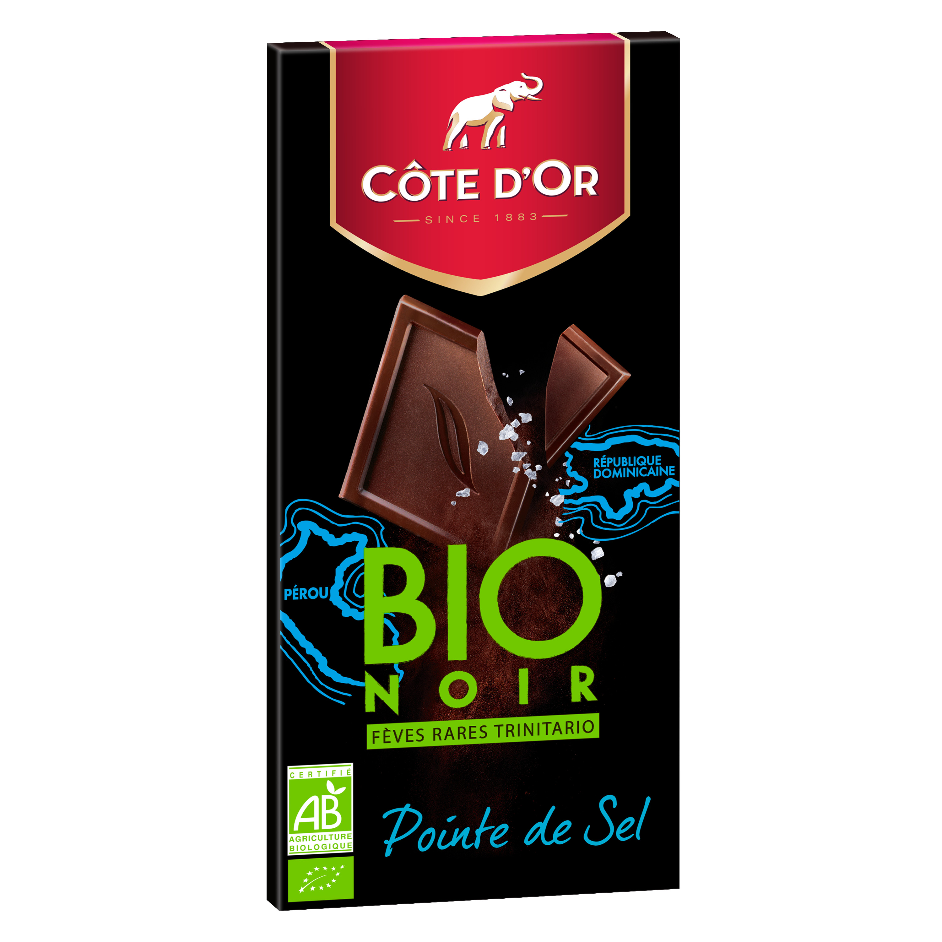 TABLETTE N°13 CHOCOLAT NOIR 60% ET CARAMEL À LA FLEUR DE SEL