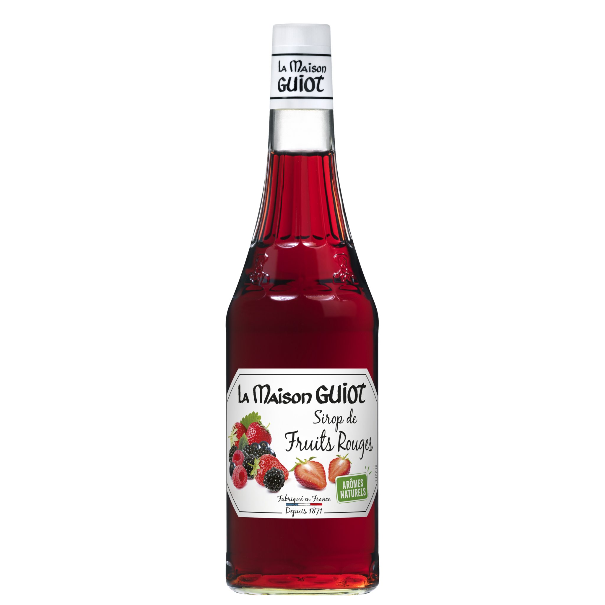 TEISSEIRE Sirop de fruits fraise bidon 60cl pas cher 