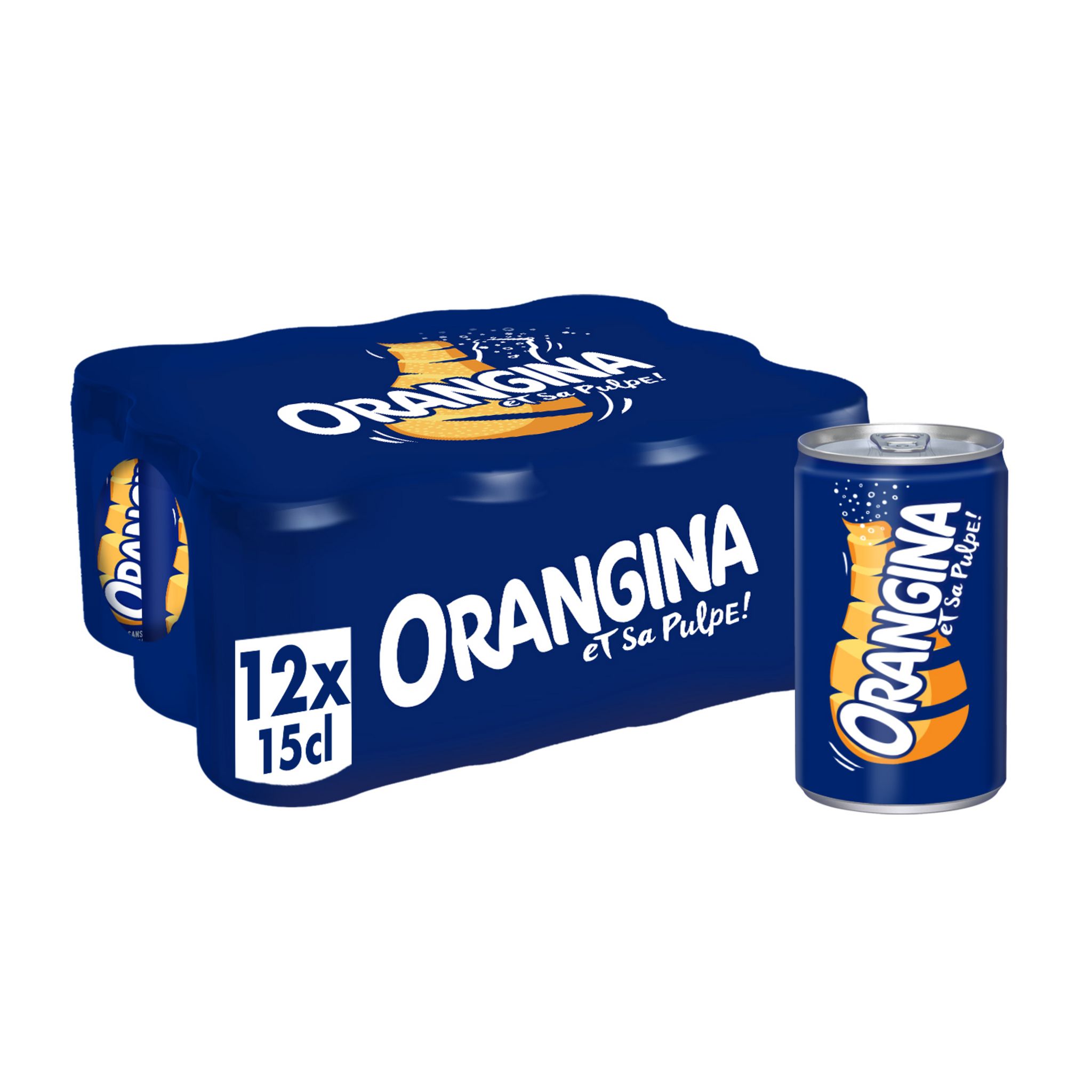 ORANGINA Boisson gazeuse à la pulpe de fruit jaune 4x1,5l pas cher