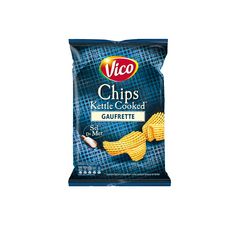 VICO Chips gaufrettes Kettle Cooked au sel de mer 120g