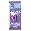 MILKA Tablettes de chocolat au lait du Pays Alpin 5x100g