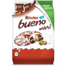 KINDER Bueno mini barres chocolatées 40 barres 220g