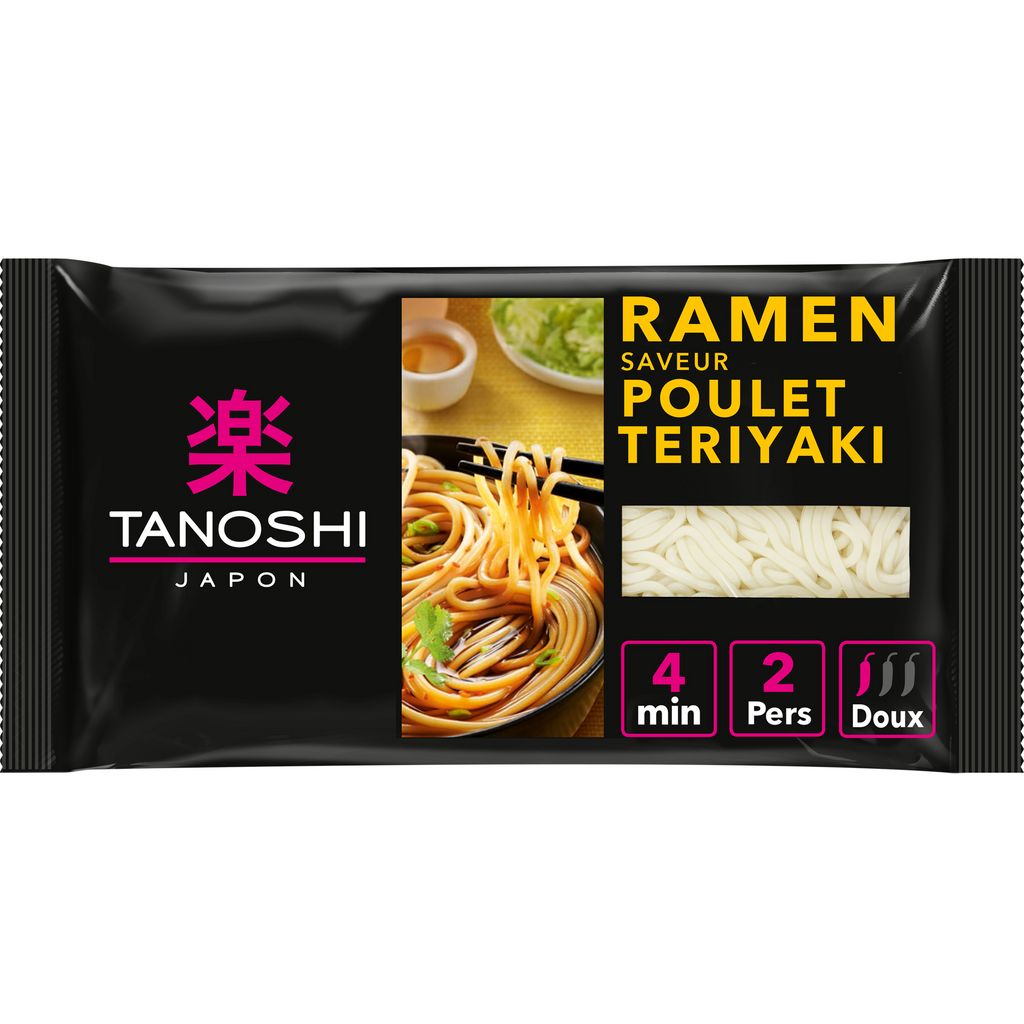 TANOSHI - LOT DE 2 - TANOSHI - Ramen Précuites Saveur Poulet Teriyaki -  Cdiscount Au quotidien