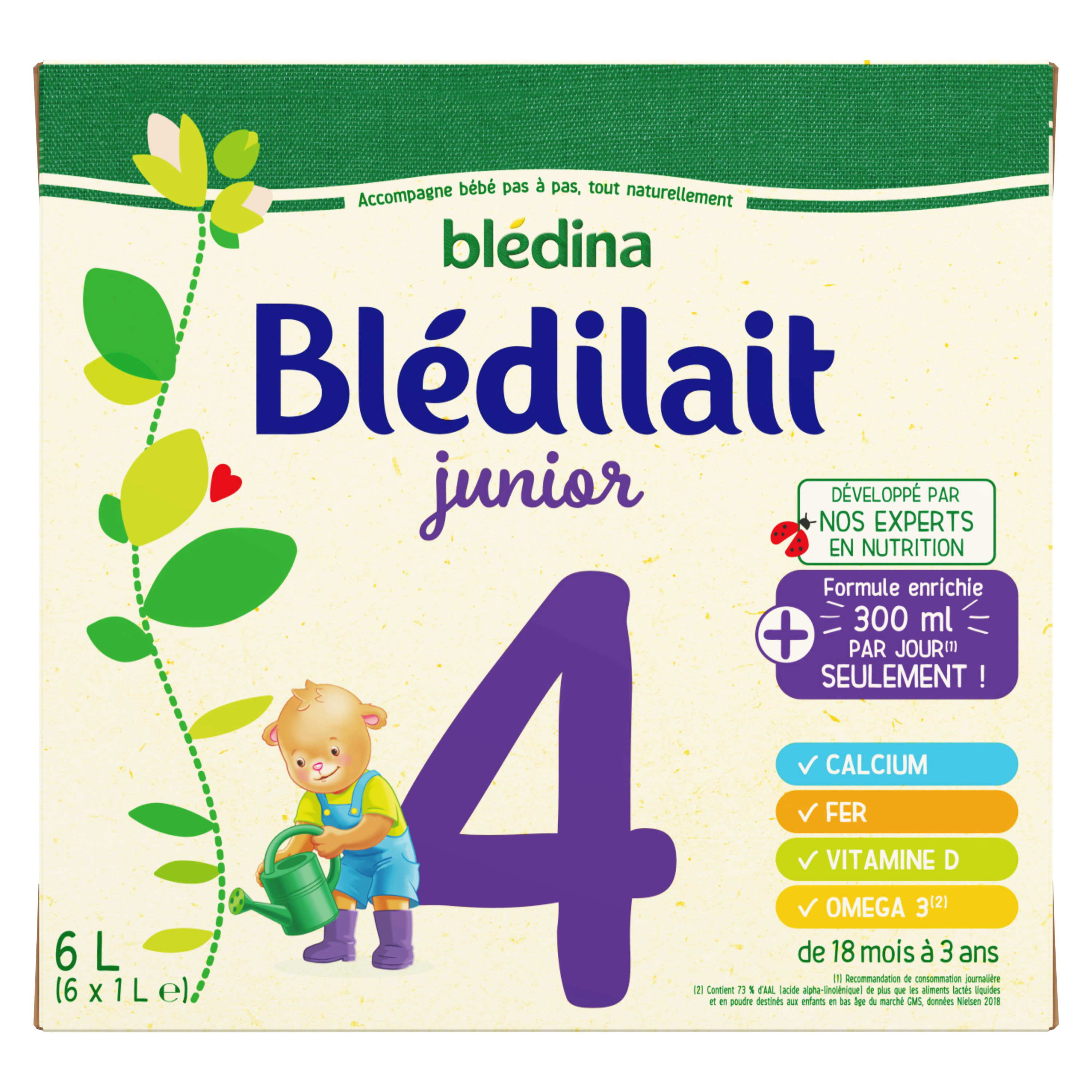 Lait Blédilait Croissance Liquide Vanille BLEDINA : Comparateur