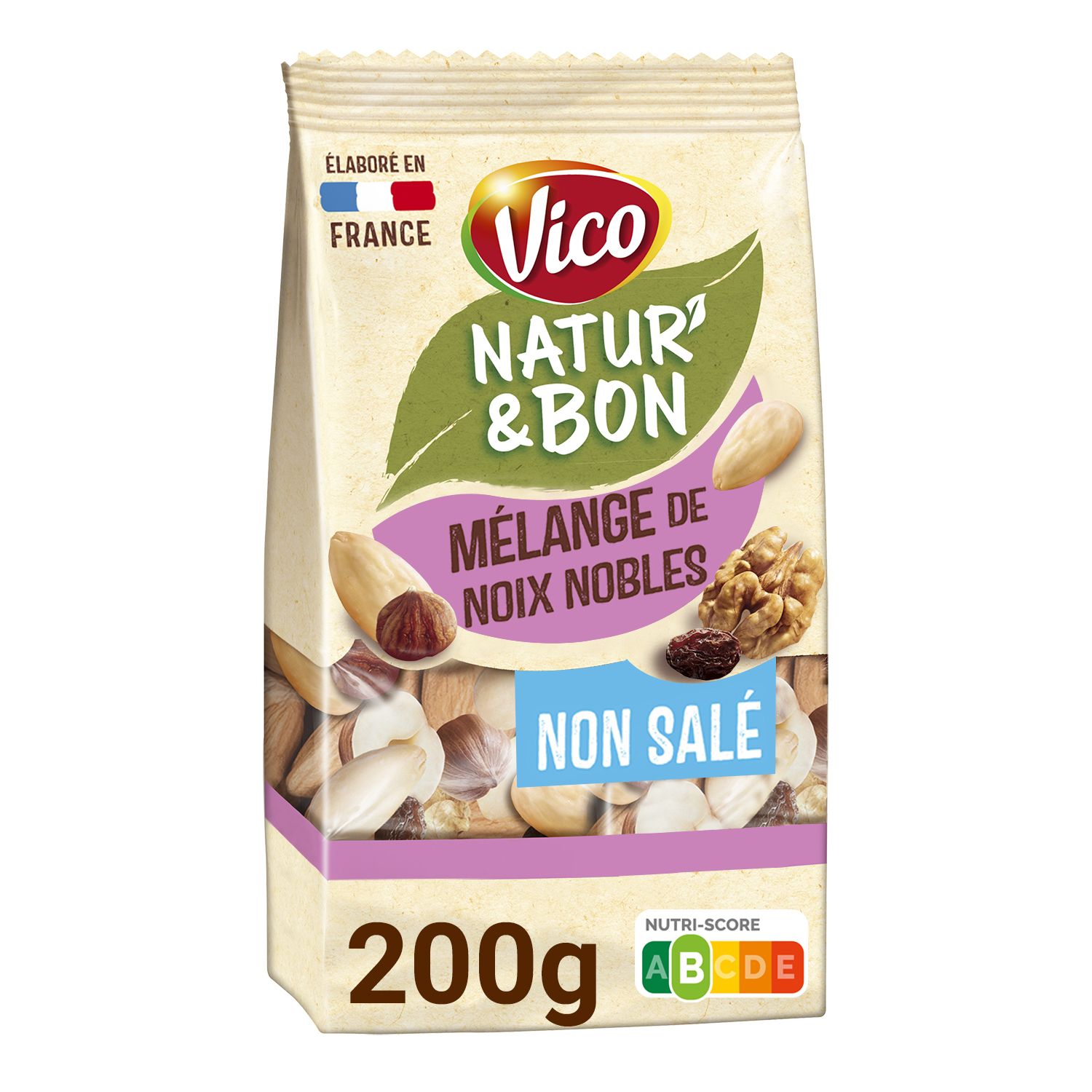 Livraison à domicile Vico Amandes non grillées non salées, 200g