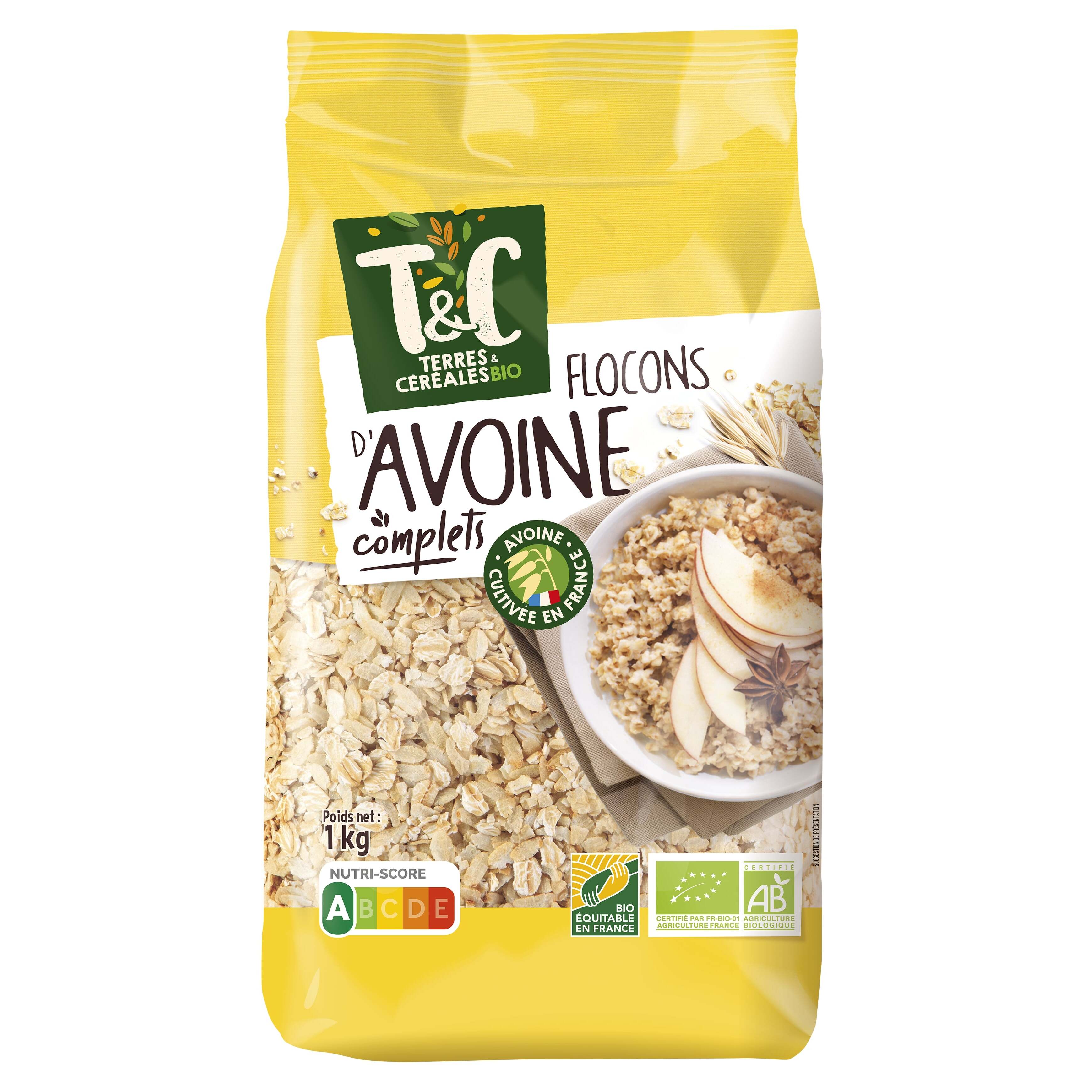 Auchan - Flocons d'avoine 50g