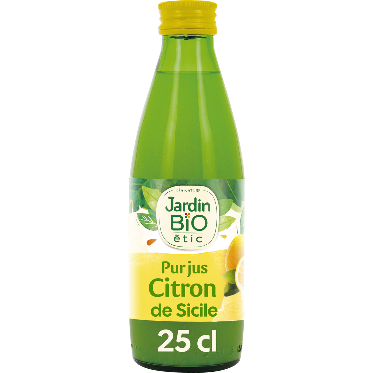 JARDIN BIO ETIC Pur jus de citron origine Sicile en bouteille 25cl