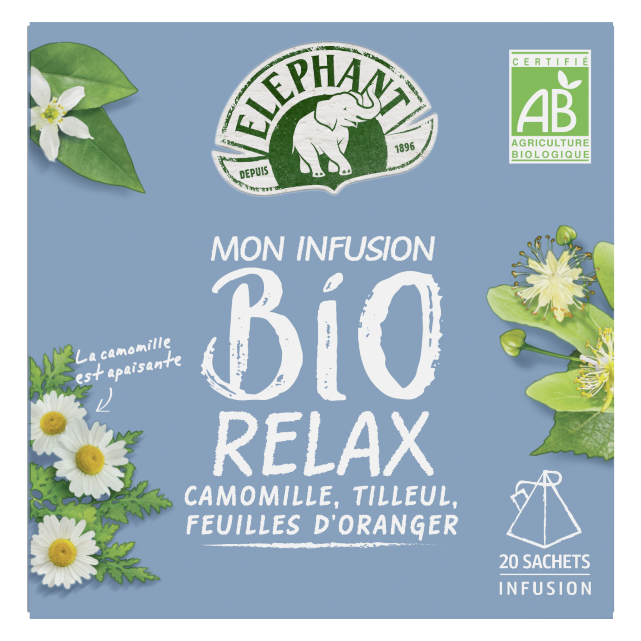 Infusion Camomille 18 Infusions Bio