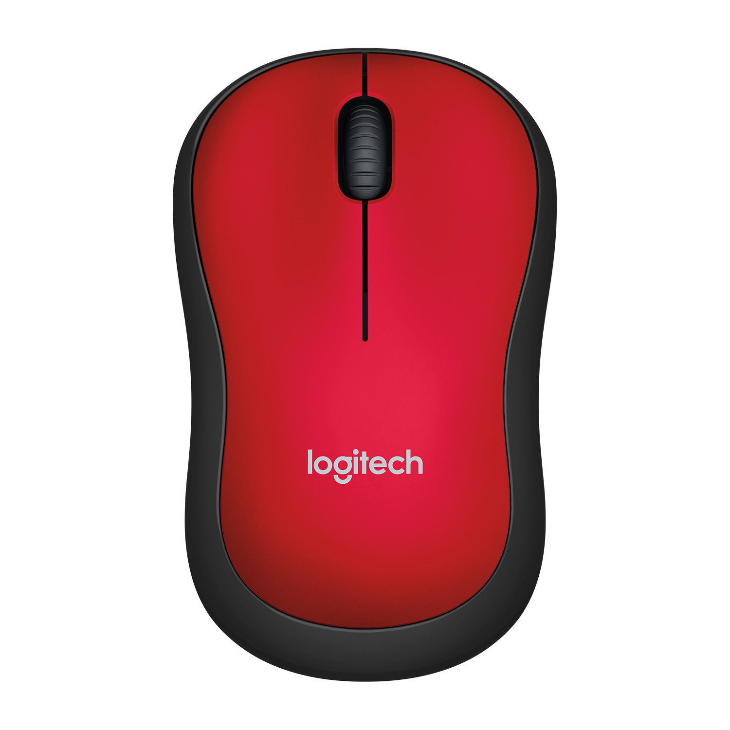 Logitech M185 - souris sans fil - rouge