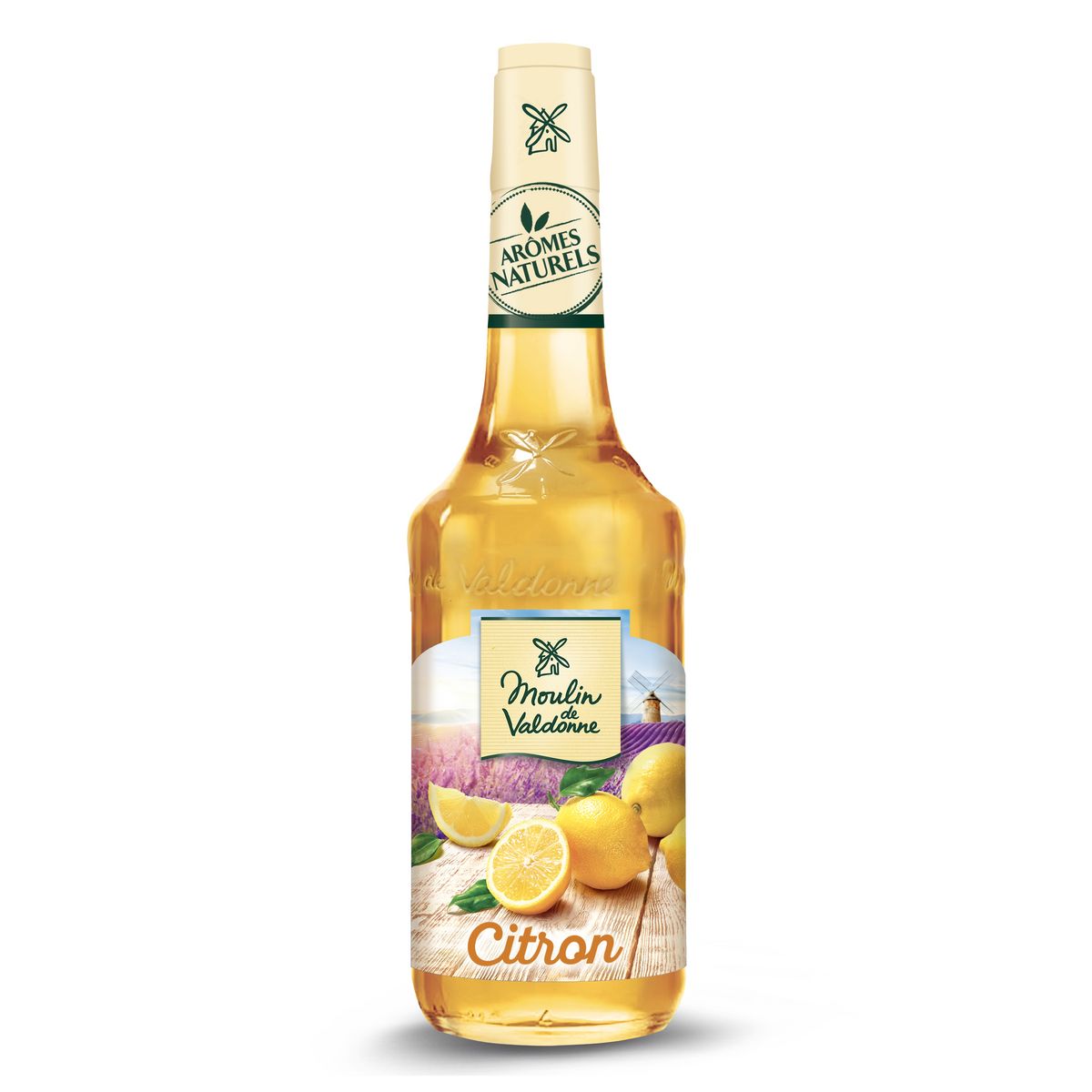 MOULIN DE VALDONNE Sirop de citron bouteille verre 70cl