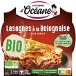 LA CUISINE D'OCEANE Lasagnes bio à la bolognaise pur bœuf français en barquette 1 personne 300g