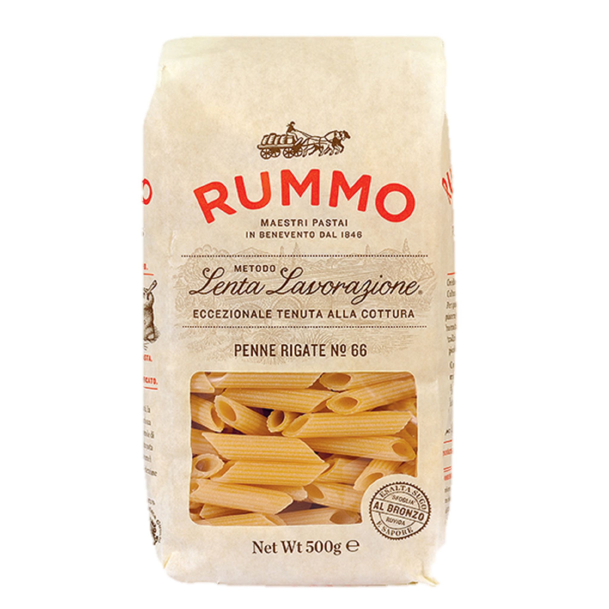 RUMMO Penne Rigate Complète Bio n 66 - Emballage 500gr - Rummo