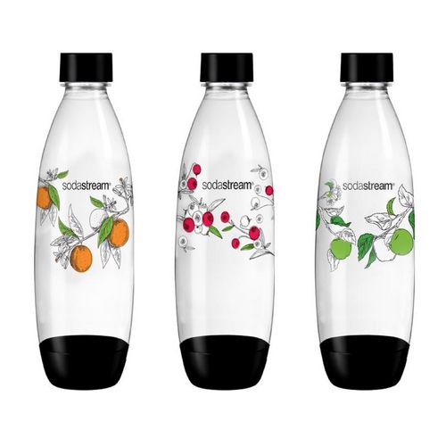 SODASTREAM Accessoires boisson PACK 2 BOUTEILLES FUSE Noire et Blanche  3000047 pas cher 