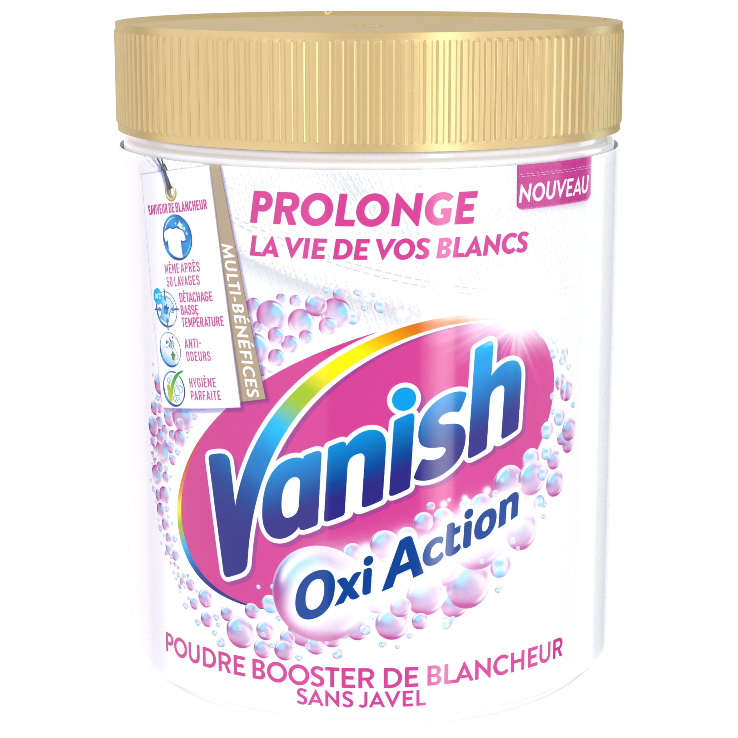 Détachant avant lavage Oxi Action Gold VANISH : le spray de 500ml à Prix  Carrefour