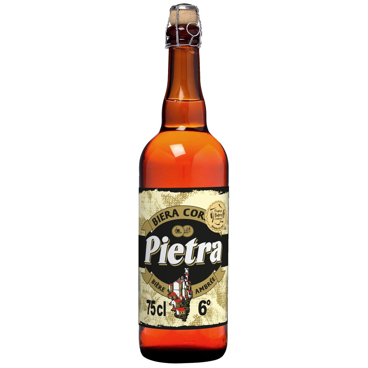 PIETRA Bière ambrée corse à la châtaigne 6% 75cl