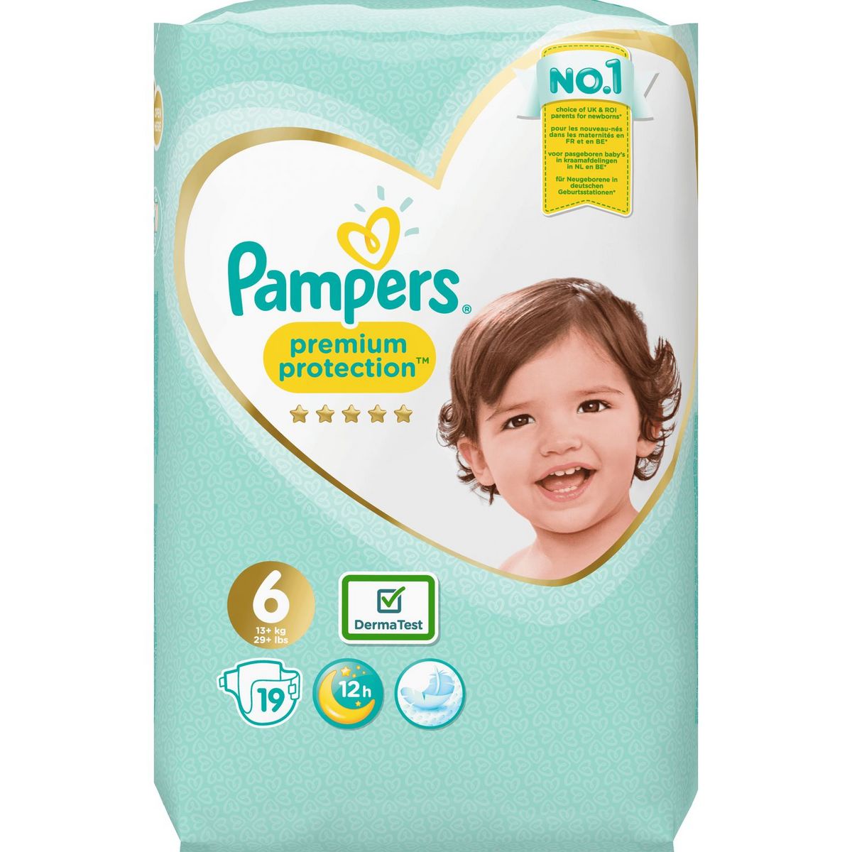 Pampers premium protection taille 6 (extra large) 15+ kg - 120 couches -  Conforama