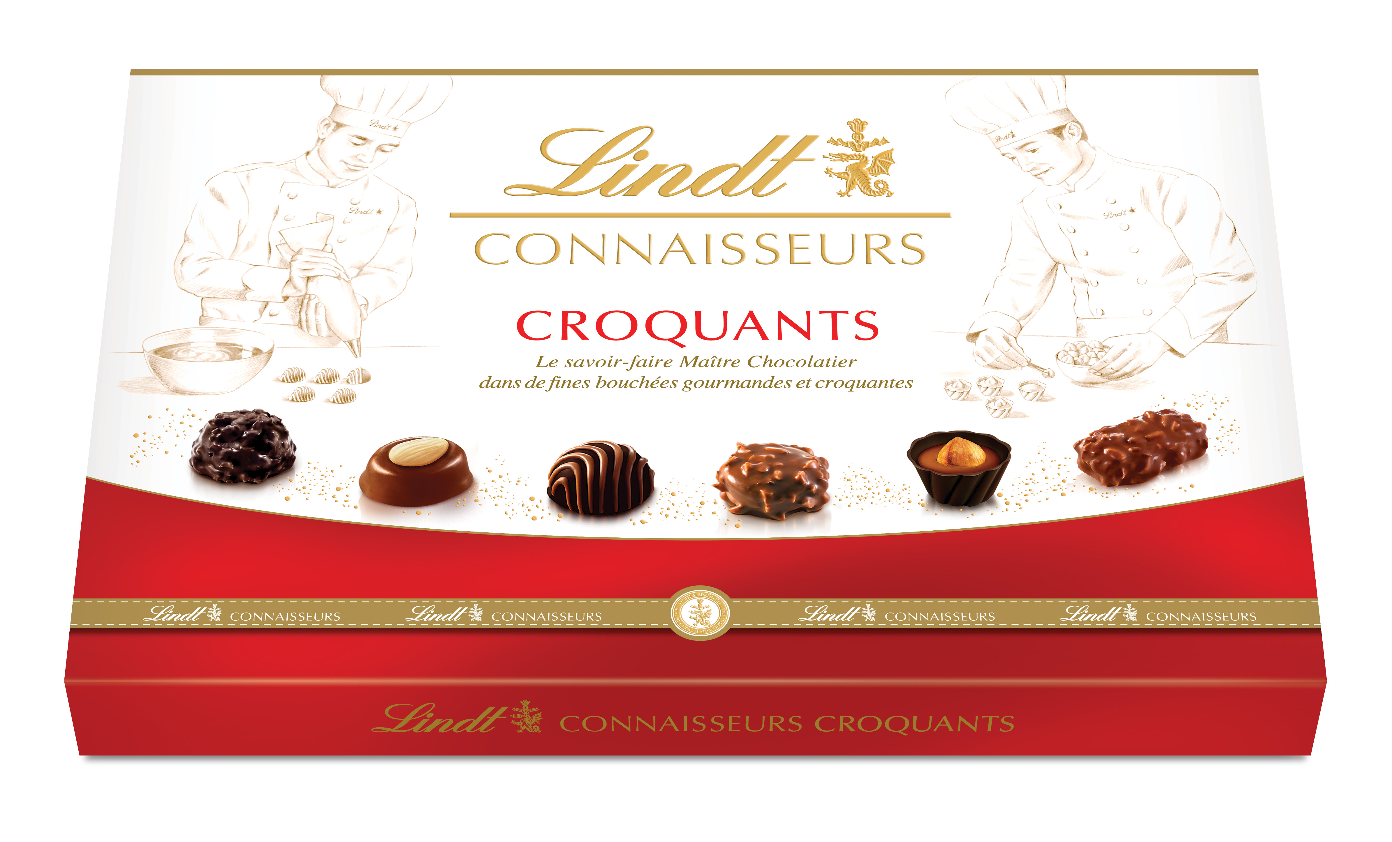 Chocolat assortiment LINDT Connaisseurs à personnaliser