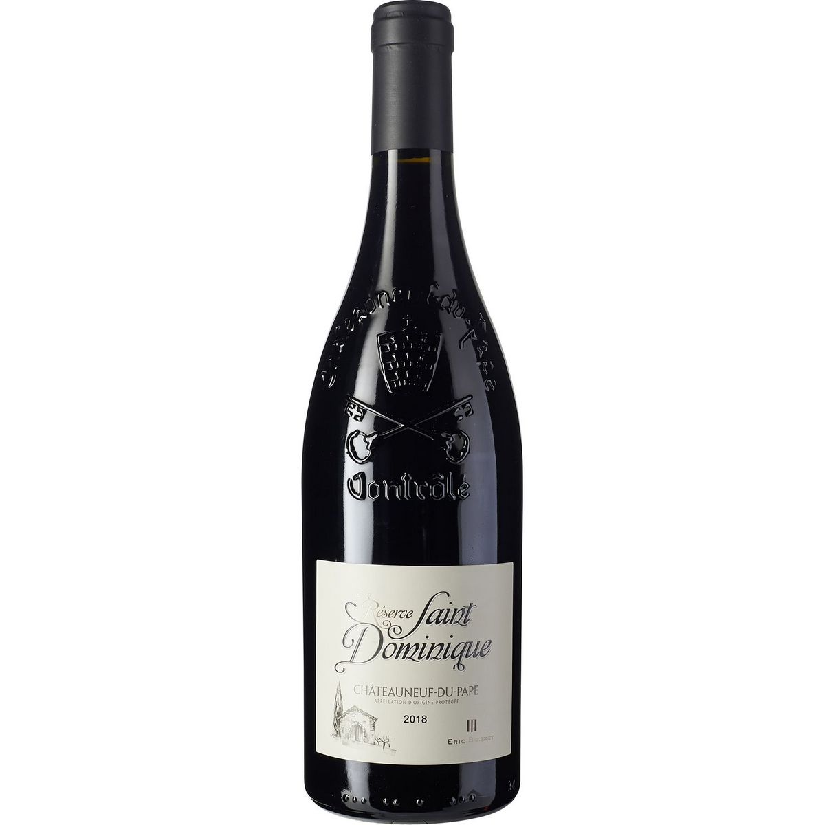 Vin rouge AOP Châteauneuf-du-Pape bio réserve Saint-Dominique 2020 75cl