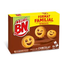 BN Mini goût chocolat, sachets fraîcheur 4x10 biscuits 350g