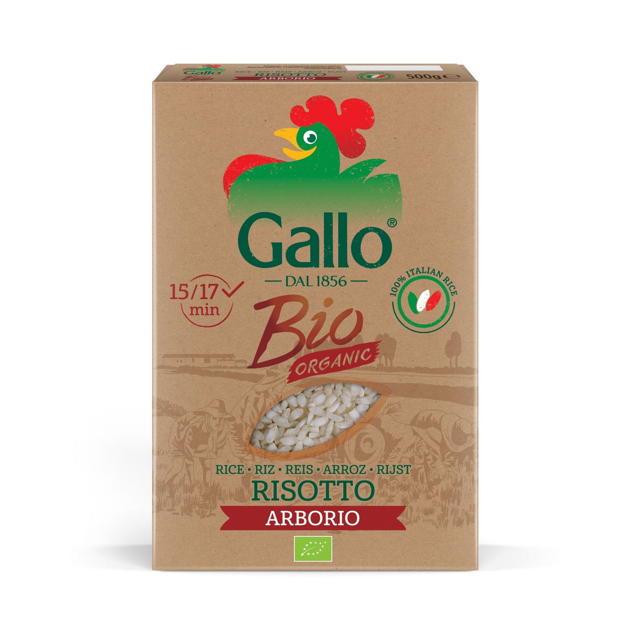 Riz pour risotto gran, Riso Gallo (500 g)  La Belle Vie : Courses en Ligne  - Livraison à Domicile