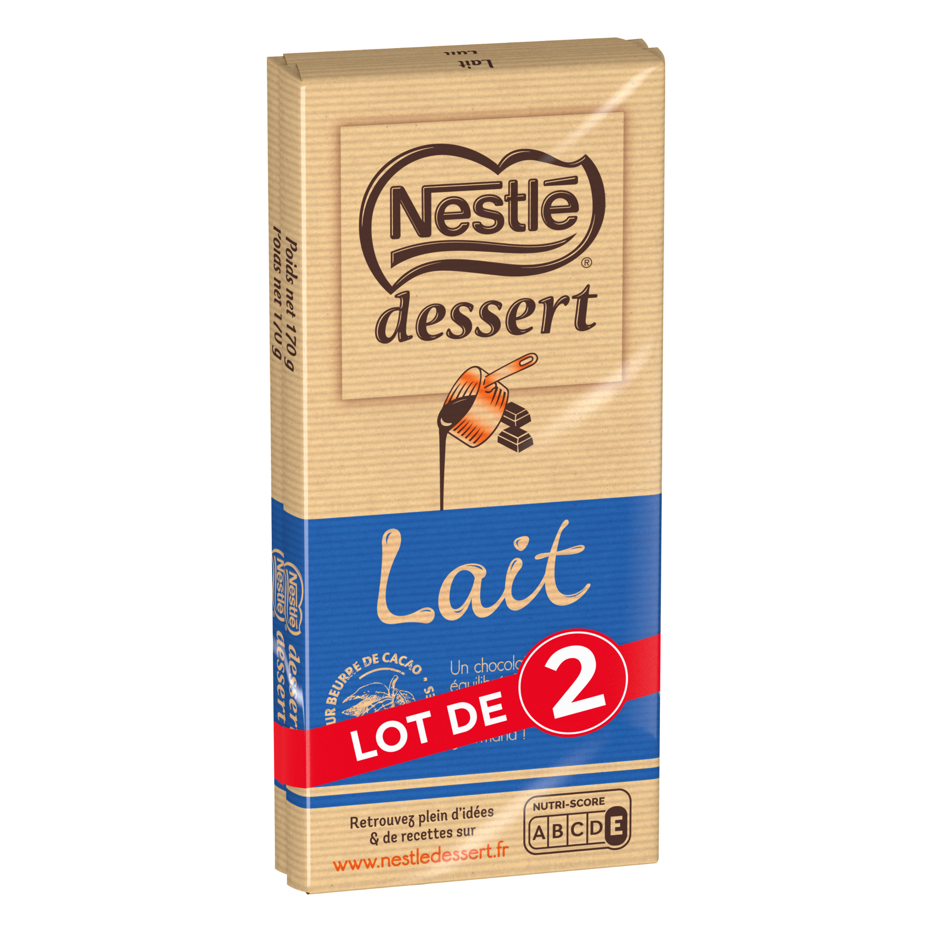 Chocolat pâtissier - Lait 500g