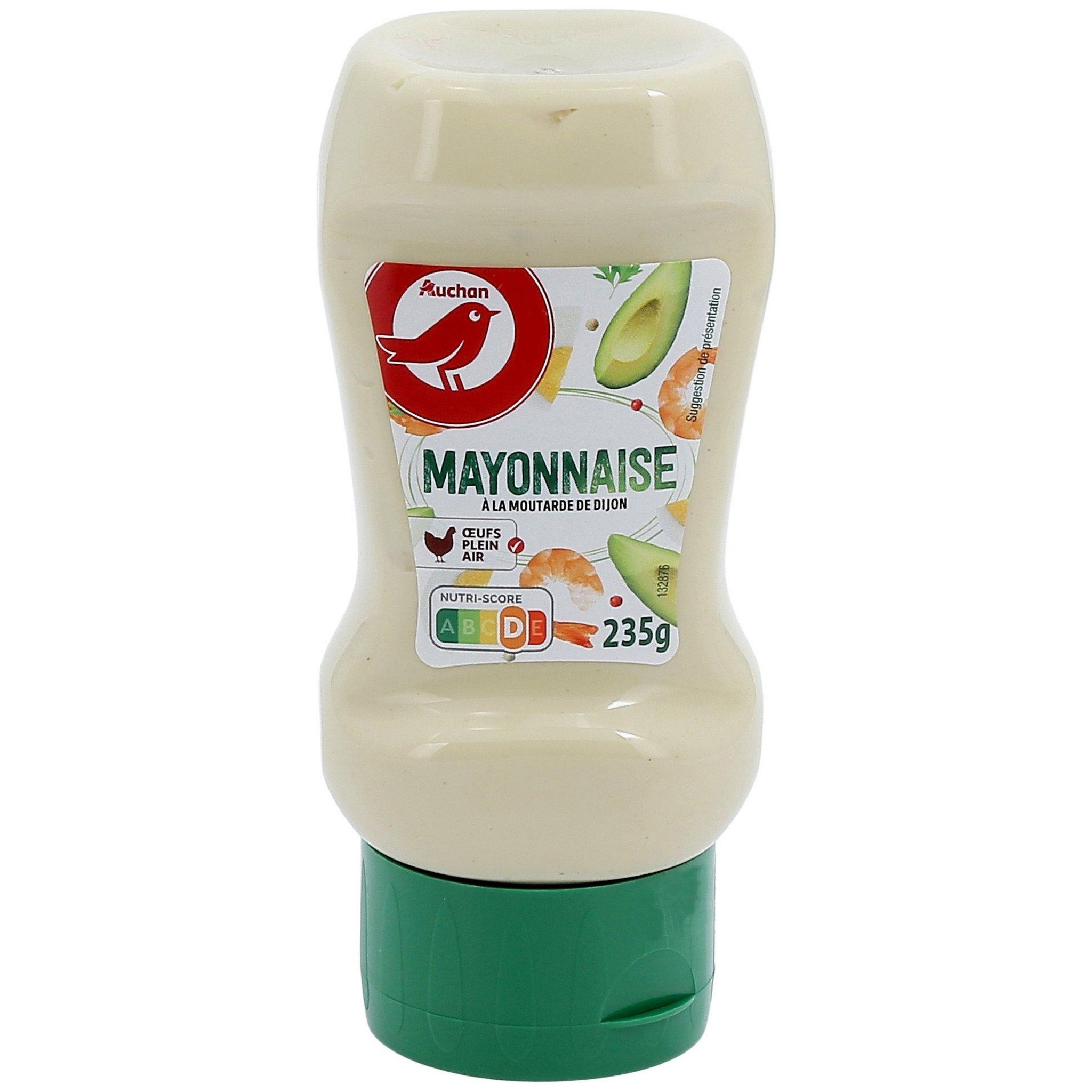 AUCHAN Mayonnaise en squeeze top down 235g pas cher 