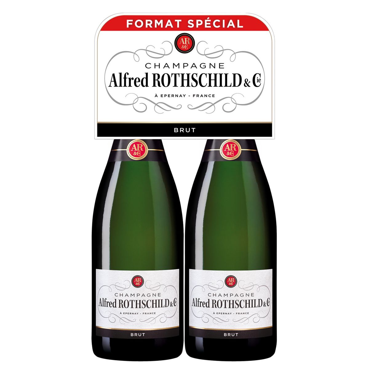 ALFRED ROTHSCHILD & CIE AOP Champagne brut 2X75CL 1.5L