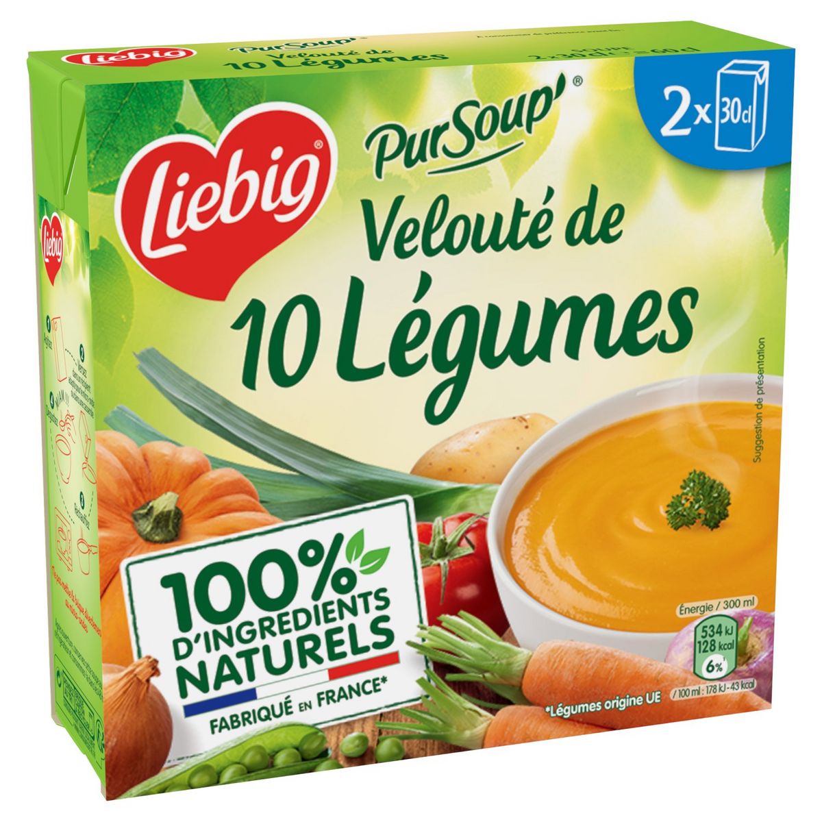 Achat Liebig PurSoup' · Soupe · Velouté de 10 légumes • Migros