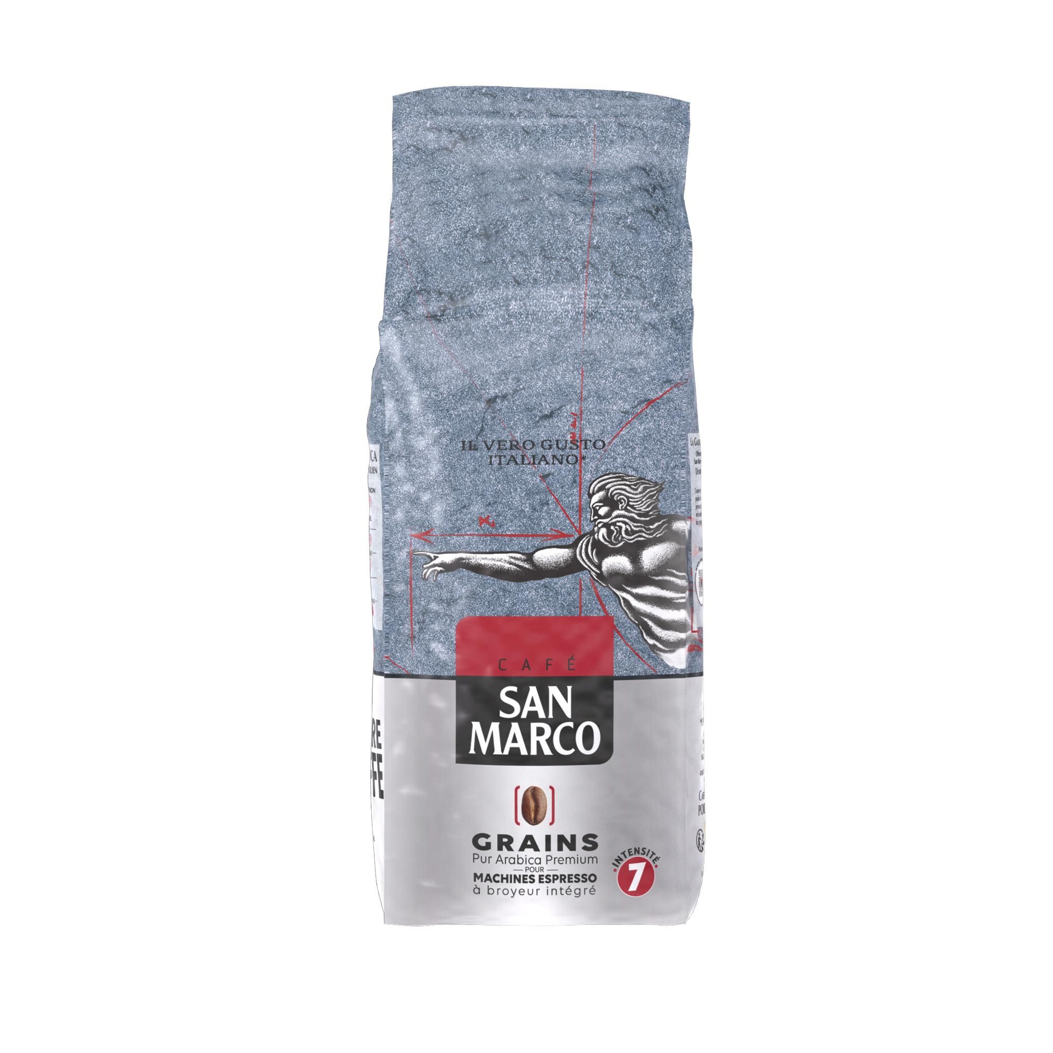 Café en grains espresso barista n°10 SAN MARCO : le paquet de 1Kg