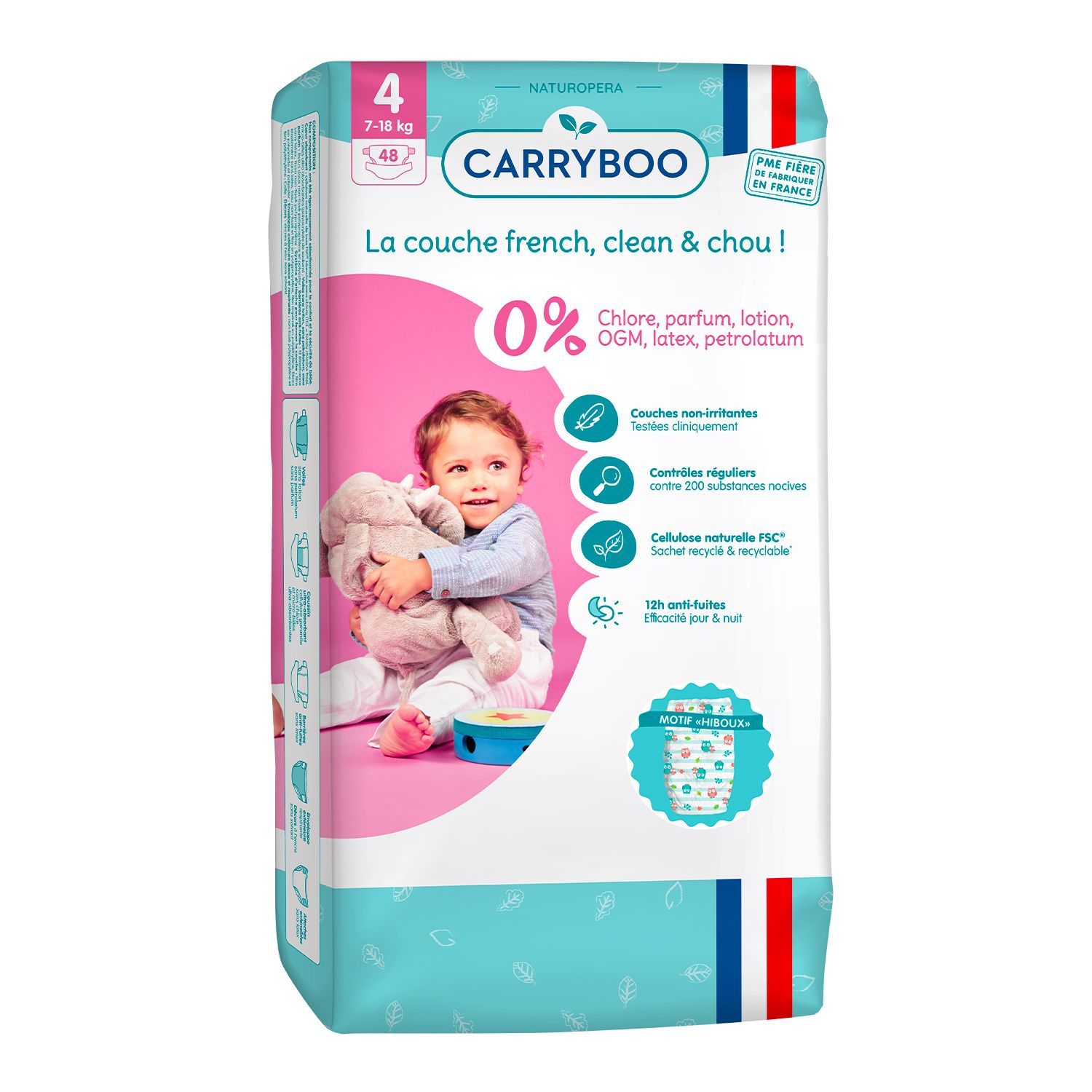 Promo Carryboo Couches Ecologiques T5 (12-25kg) - Non-irritantes Jumbo