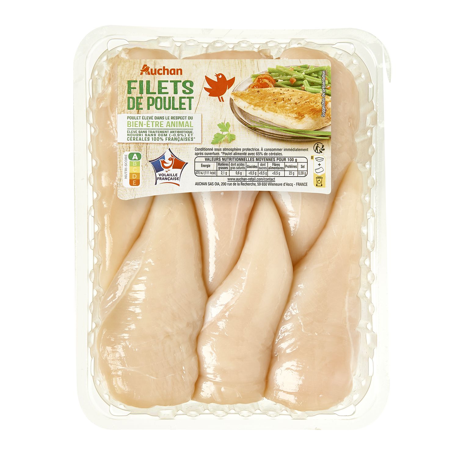 5 Filets de poulet - Achat en ligne - Viande de Volaille