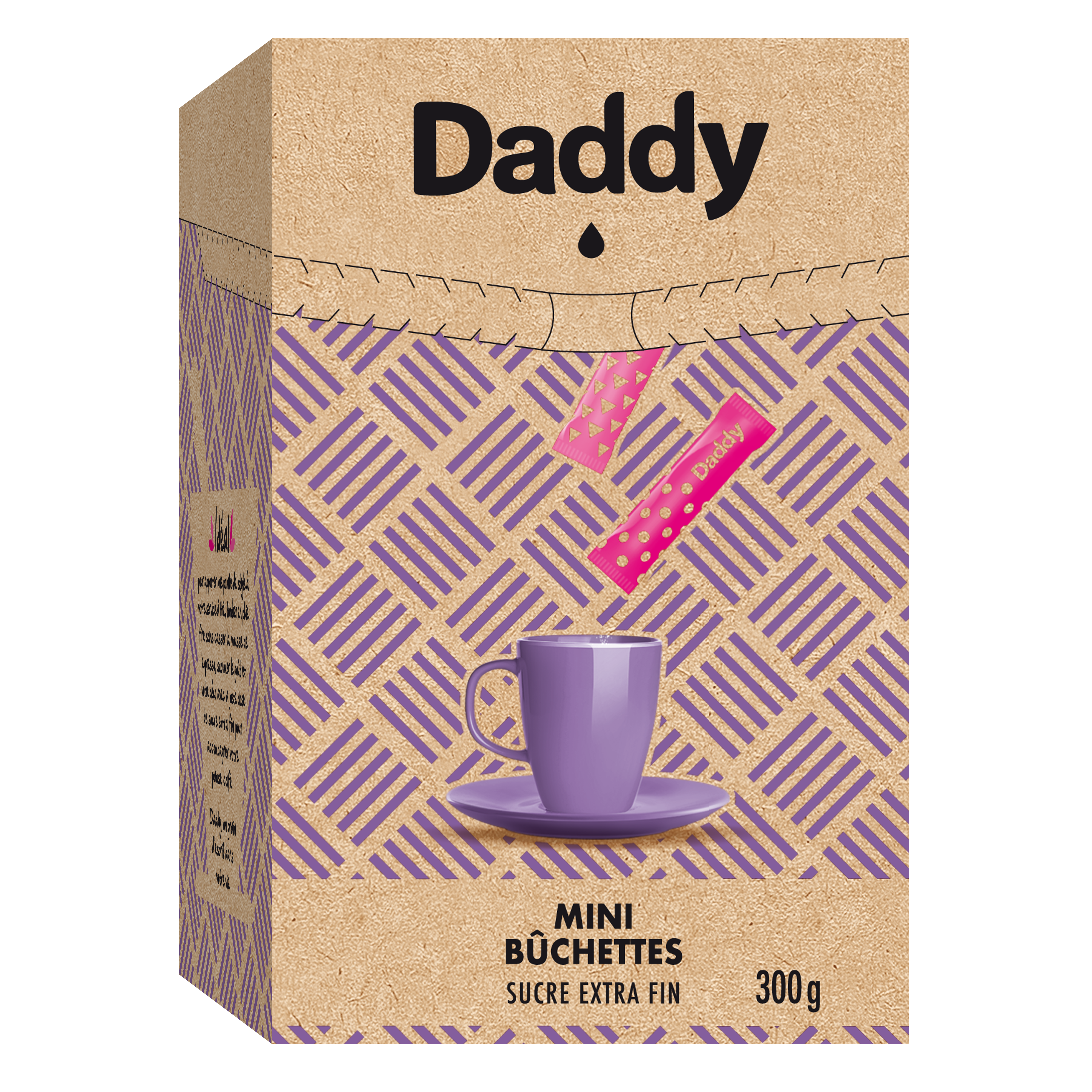 Bûchette sucre Daddy 2,5 kg