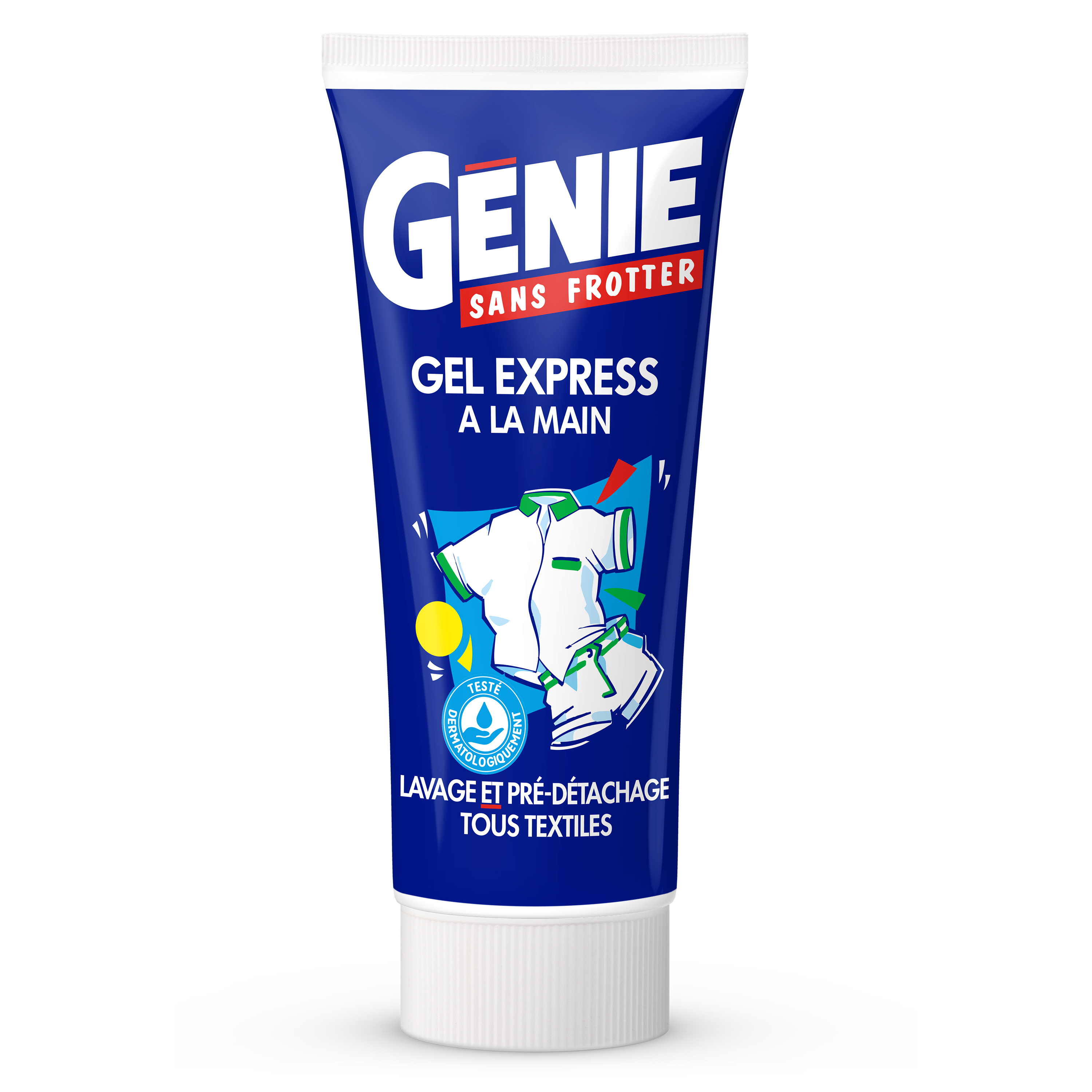 Promo Génie lessive main gel express chez Carrefour Market