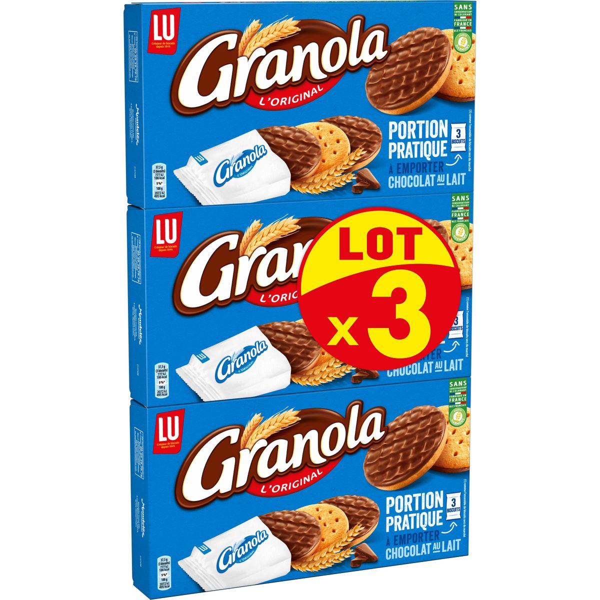 Biscuits Chocolat Au Lait Granola LU 200Grs - Drive Z'eclerc